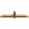Ekena Millwork Eugene Smooth Timber Gable Bracket, Western Red Cedar, 48"W x 12"H x 3 1/2"D x 3 1/2"F, 6/12 Pitch GBW048X12X0404EUG00SWR - alternate 4